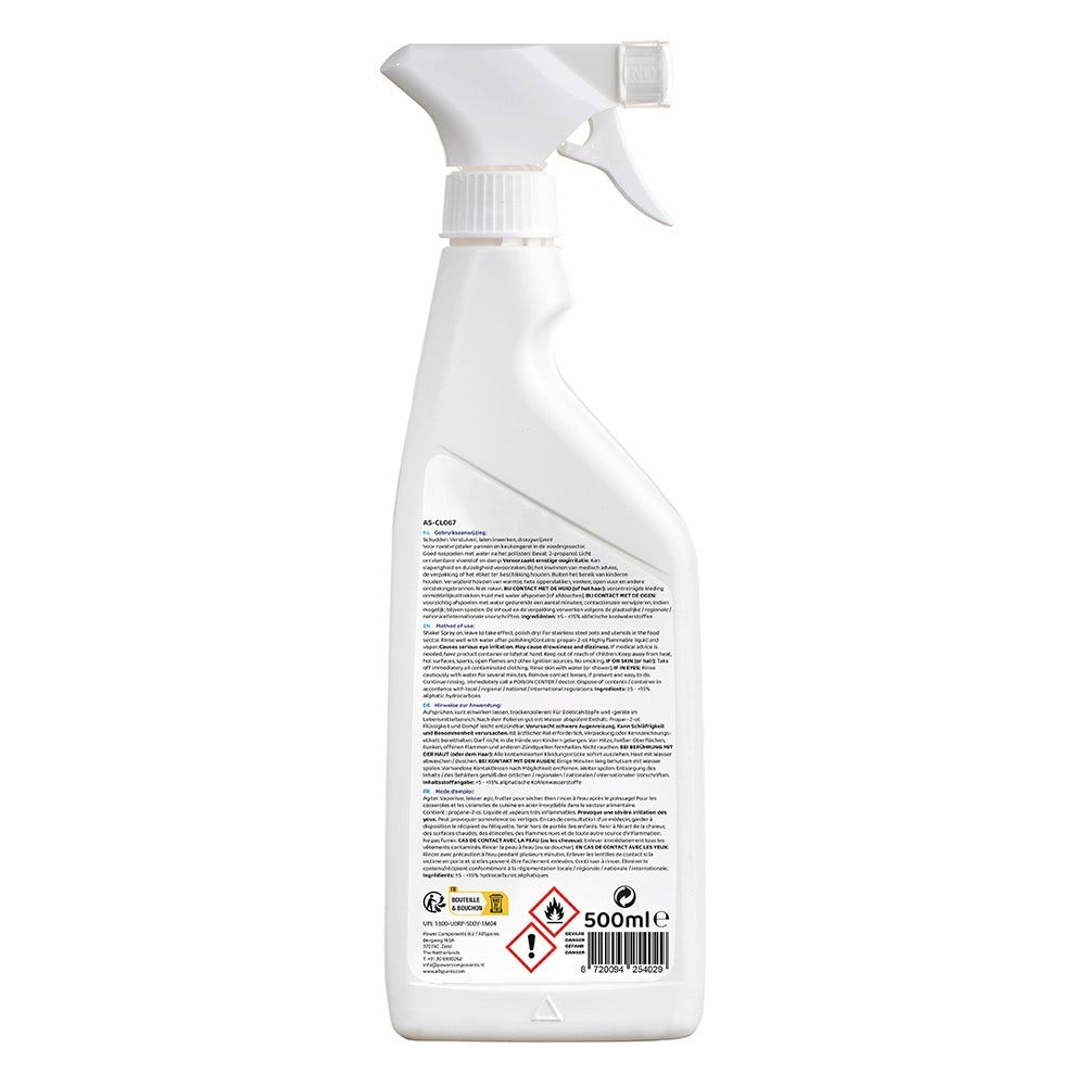 Limpiador de Acero Inoxidable AllSpares 500ml