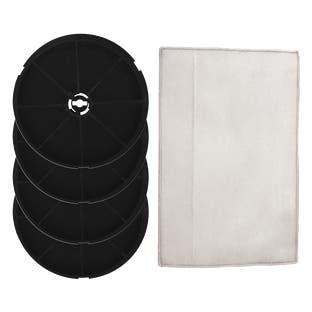 Filtro de carbono (x4) + Filtro metálico (x1) compatible con Cooke & Lewis VHB60/VHW60