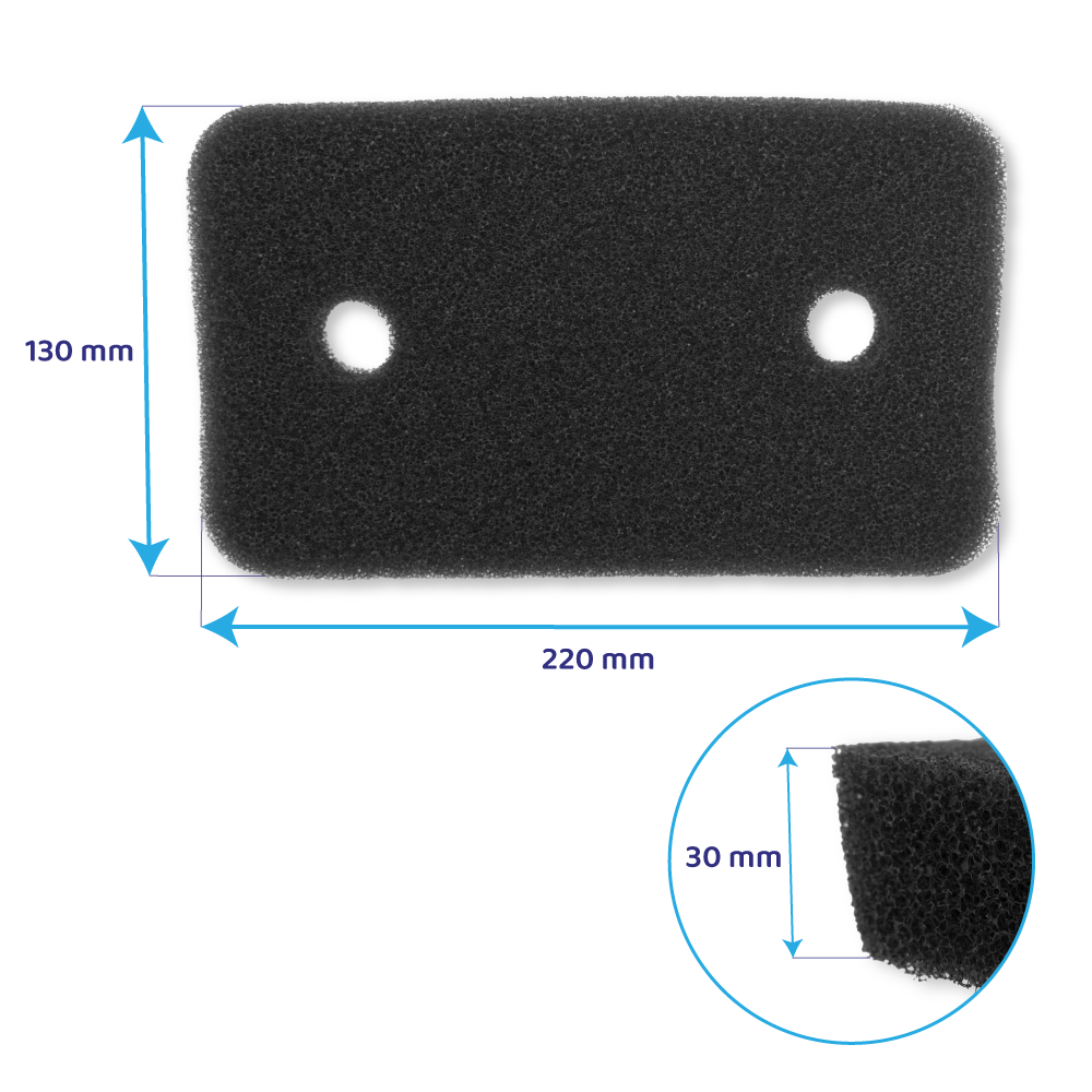 Filtro de condensador para secadora compatible con Miele 7070070 (5 uds.)