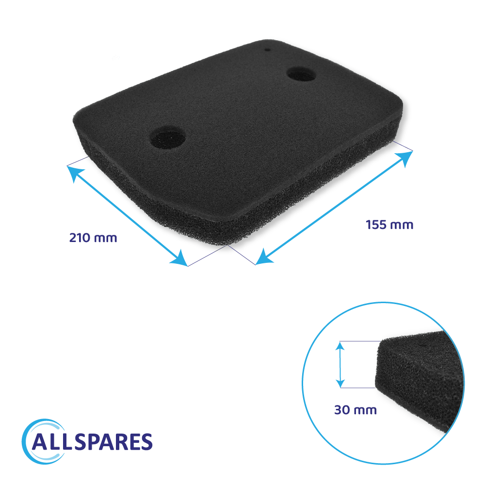 Filtro de condensador para secadora compatible con Miele 9164761 (x5)
