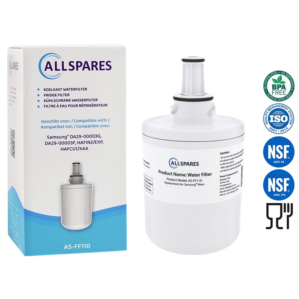 Filtro de agua frigorífico compatible con Samsung DA29-00003G / HAFIN2/EXP