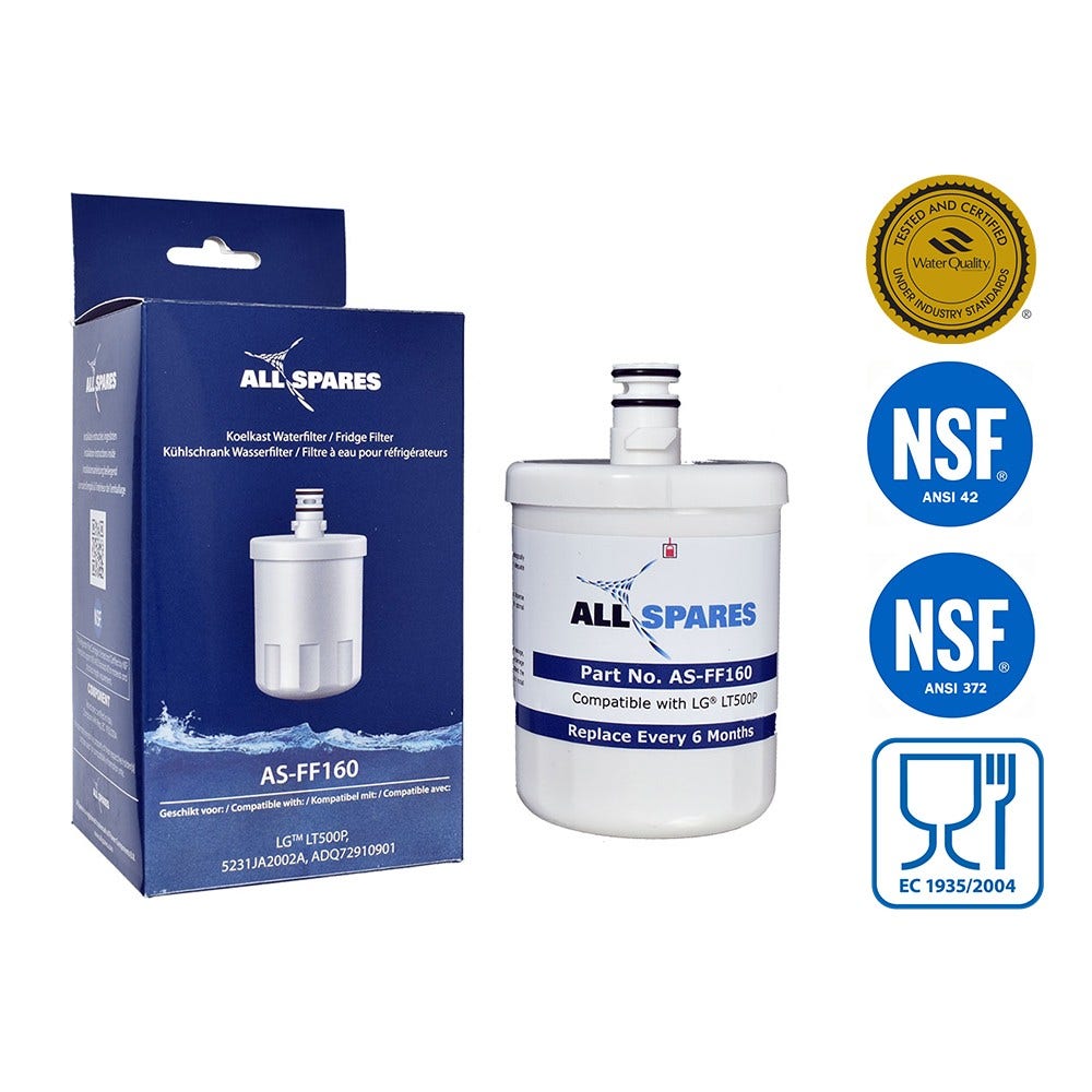Filtro de agua para frigorífico AllSpares AS-FF160