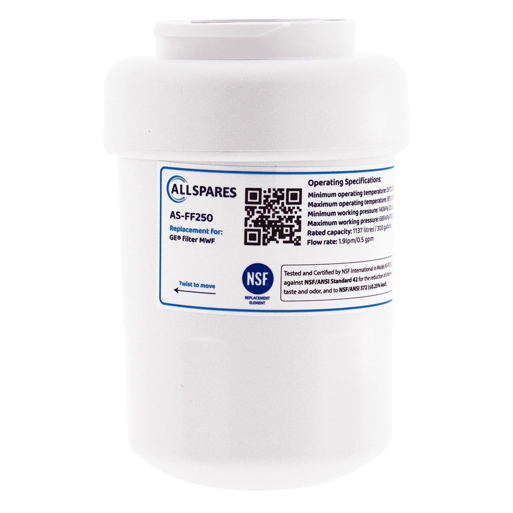 Filtro frigorífico compatible con GE MWF