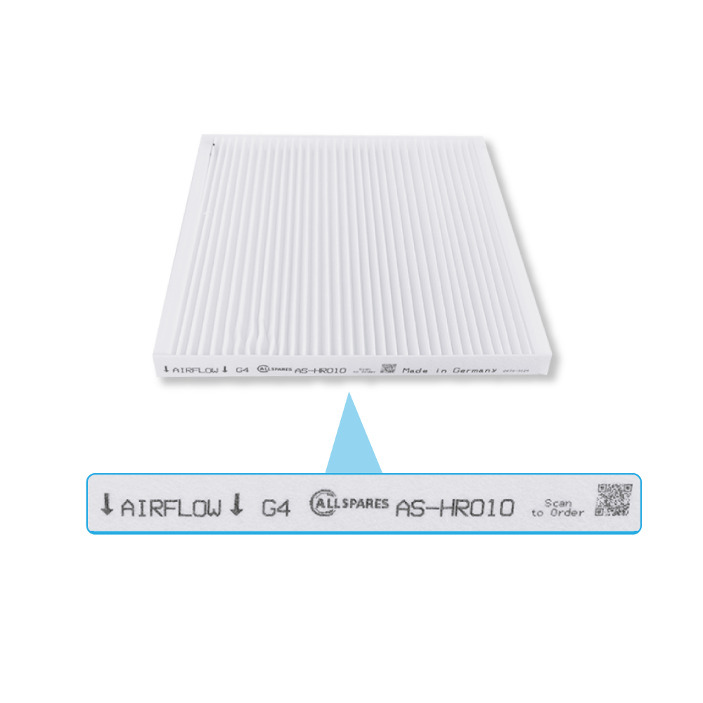 Filtro G4 compatible con Vasco D400 II / D300E II (x2)