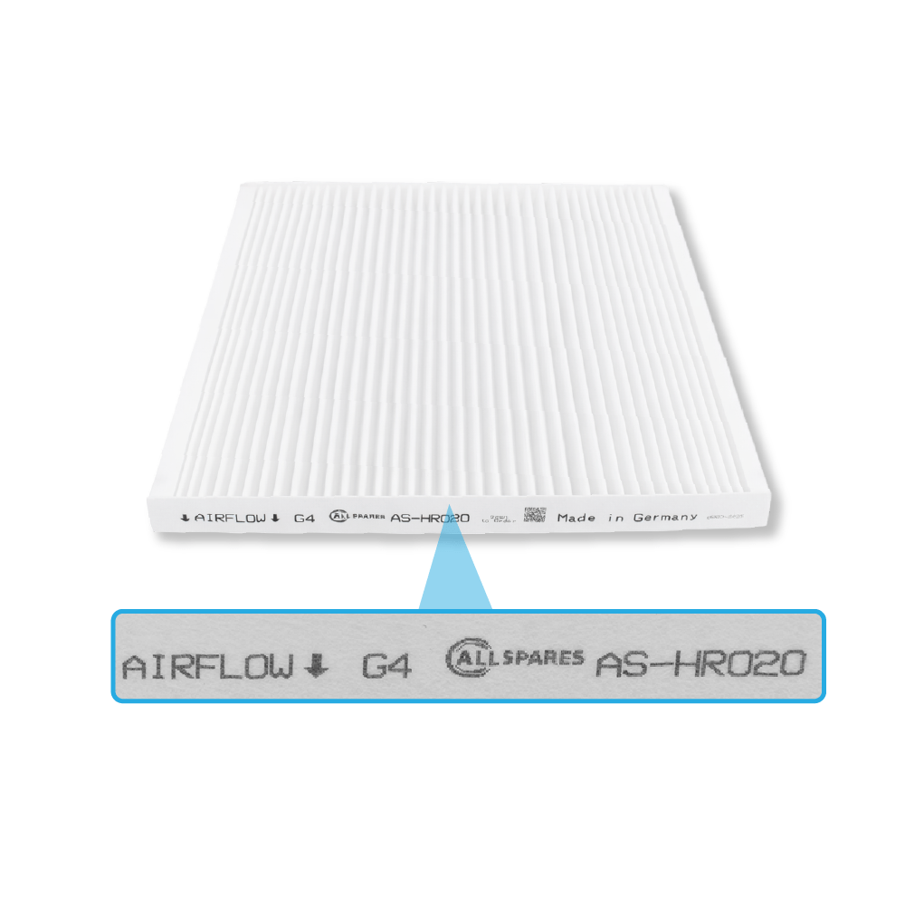 Kit filtros F7+G4 compatible con Vasco DX4 / DX5 / DX6