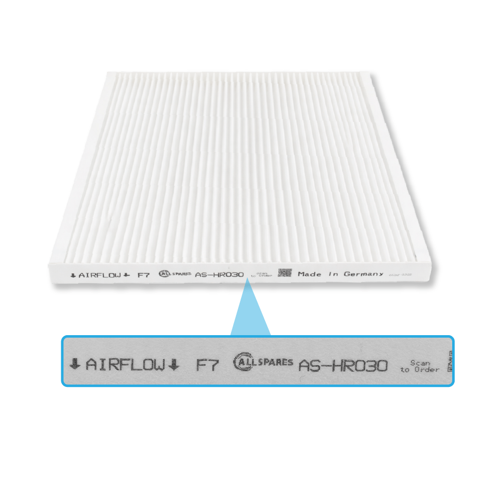 Kit filtros F7+G4+G4 compatible con Vasco DX4 / DX5 / DX6