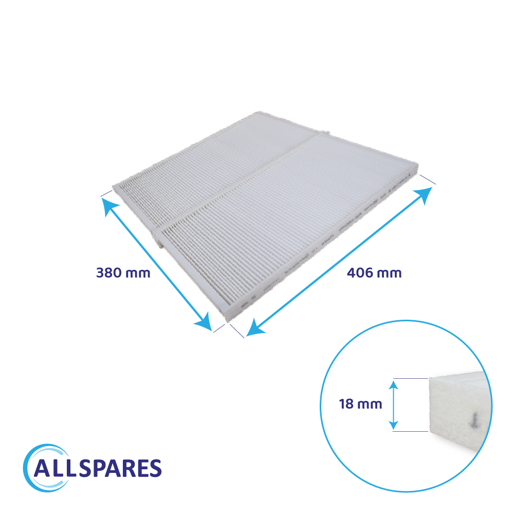Filtro G4 compatible con Itho Daalderop HRU ECO 250 / 300 (x2)
