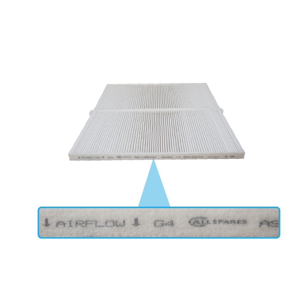 Filtro G4 compatible con Itho Daalderop HRU ECO 250 / 300 (x2)