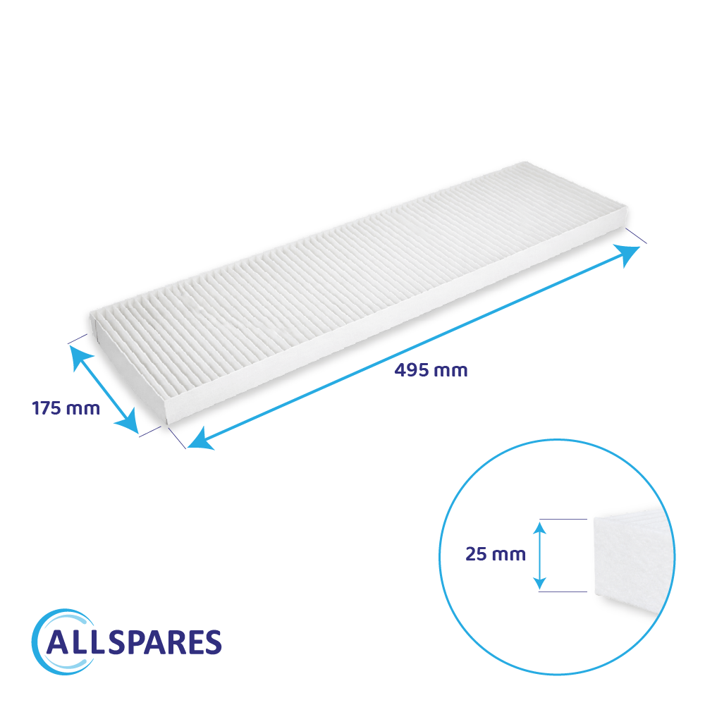 Filtro Grueso 65% compatible con Buva EcoStream x2)