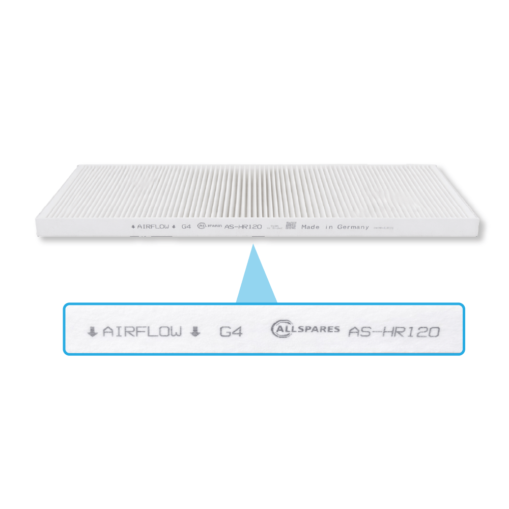 Kit F7+G4 compatible con Orcon HRC300/HRC400/EcoMax/MaxComfort (x2)
