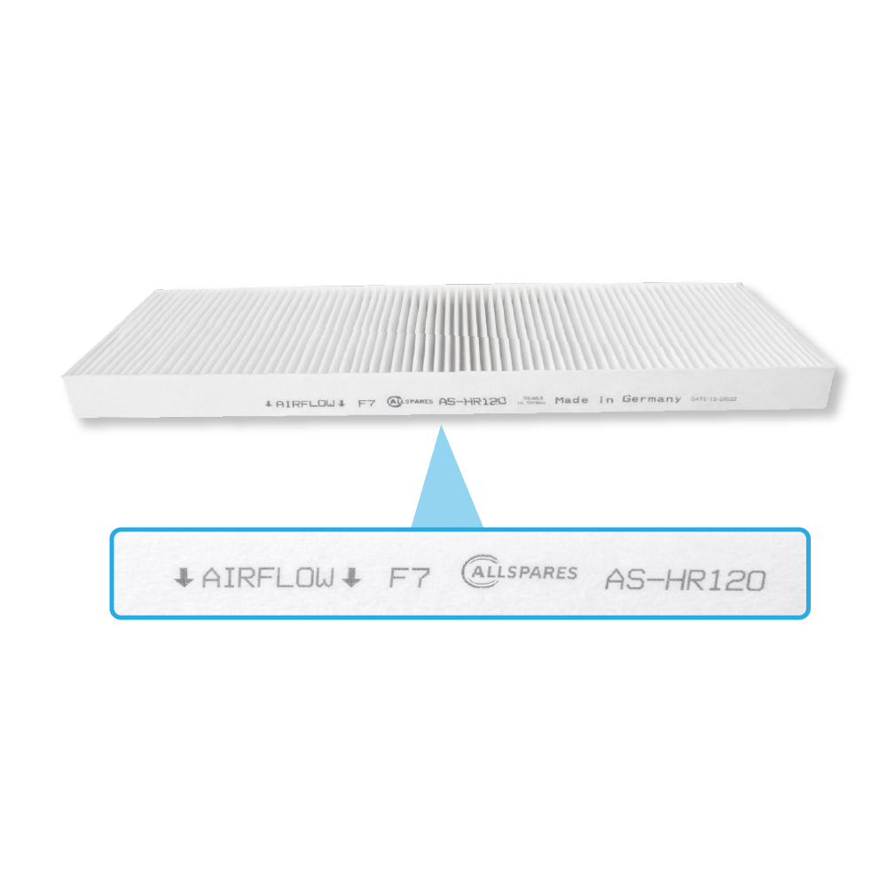 Kit F7+G4 compatible con Orcon HRC300/HRC400/EcoMax/MaxComfort (x2)