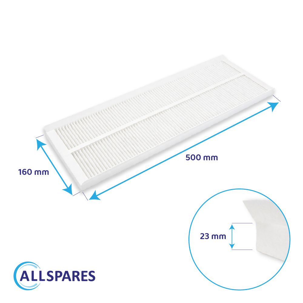 Filtro G4 compatible con Zehnder ComfoAir Q350 / Q450 / Q600 (x2)