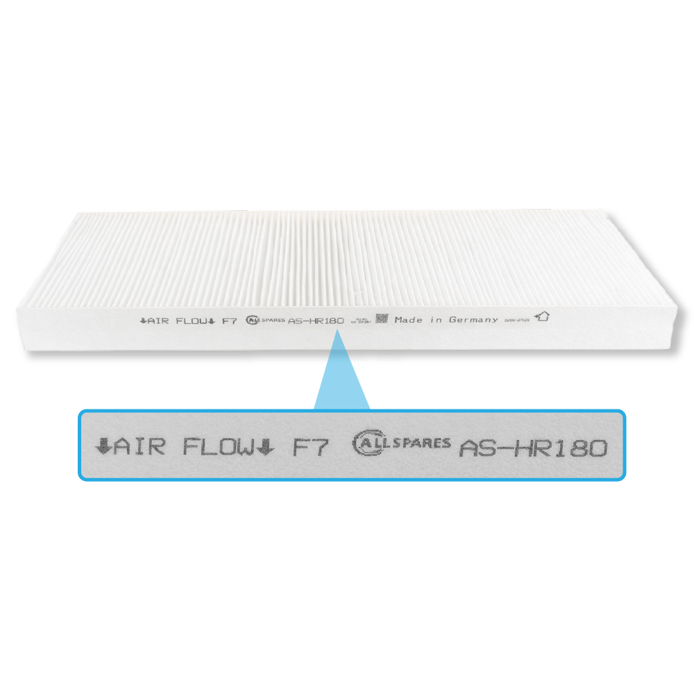 Kit filtros F7+G4 compatibles con Zehnder ComfoAir Q350 / Q450 / Q600