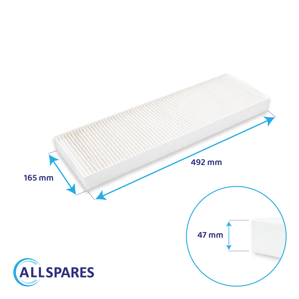 Kit filtros F9 + G4 compatibles con Vaillant RecoVAIR VAR 260/4 / 360/4