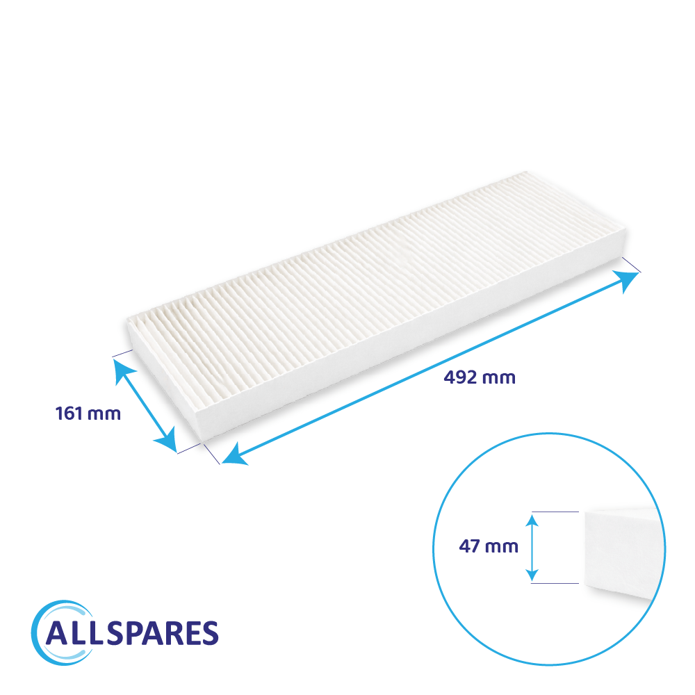 Kit filtros F9 + G4 compatibles con Vaillant RecoVAIR VAR 260/4 / 360/4