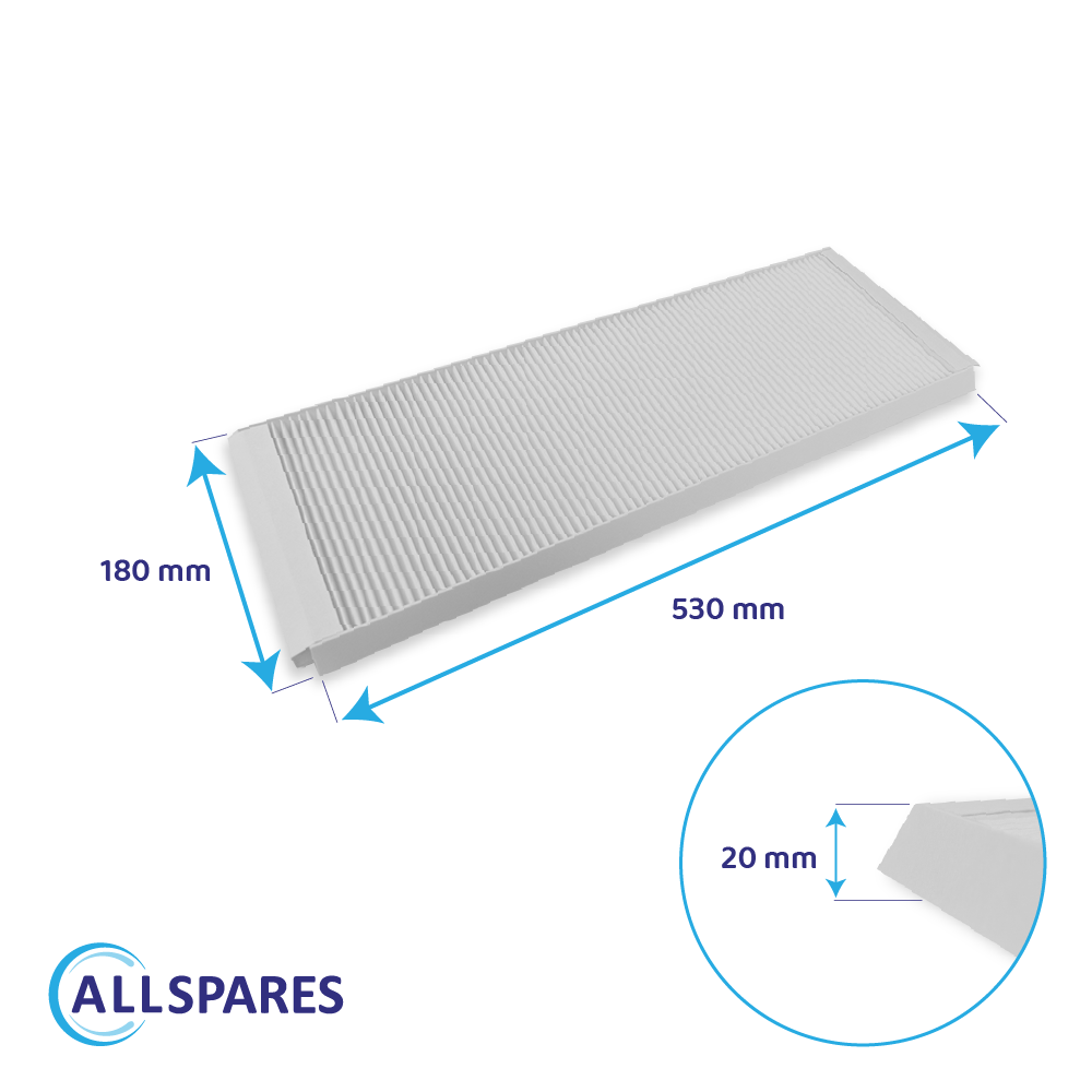 Filtro G4 compatible con Itho Daalderop hru 400 (x2)