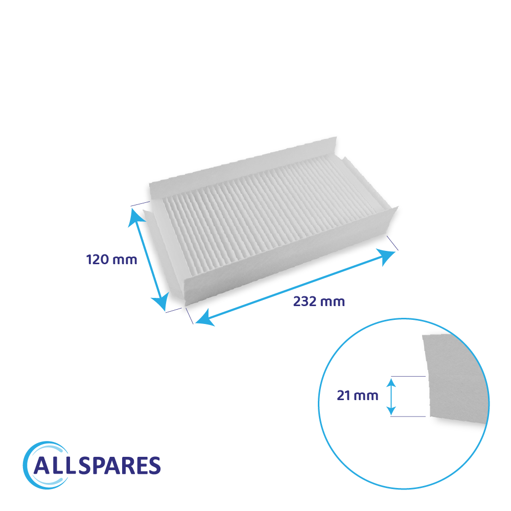 Set de filtros F7 /G4 compatibles con Zehnder ComfoAir 180