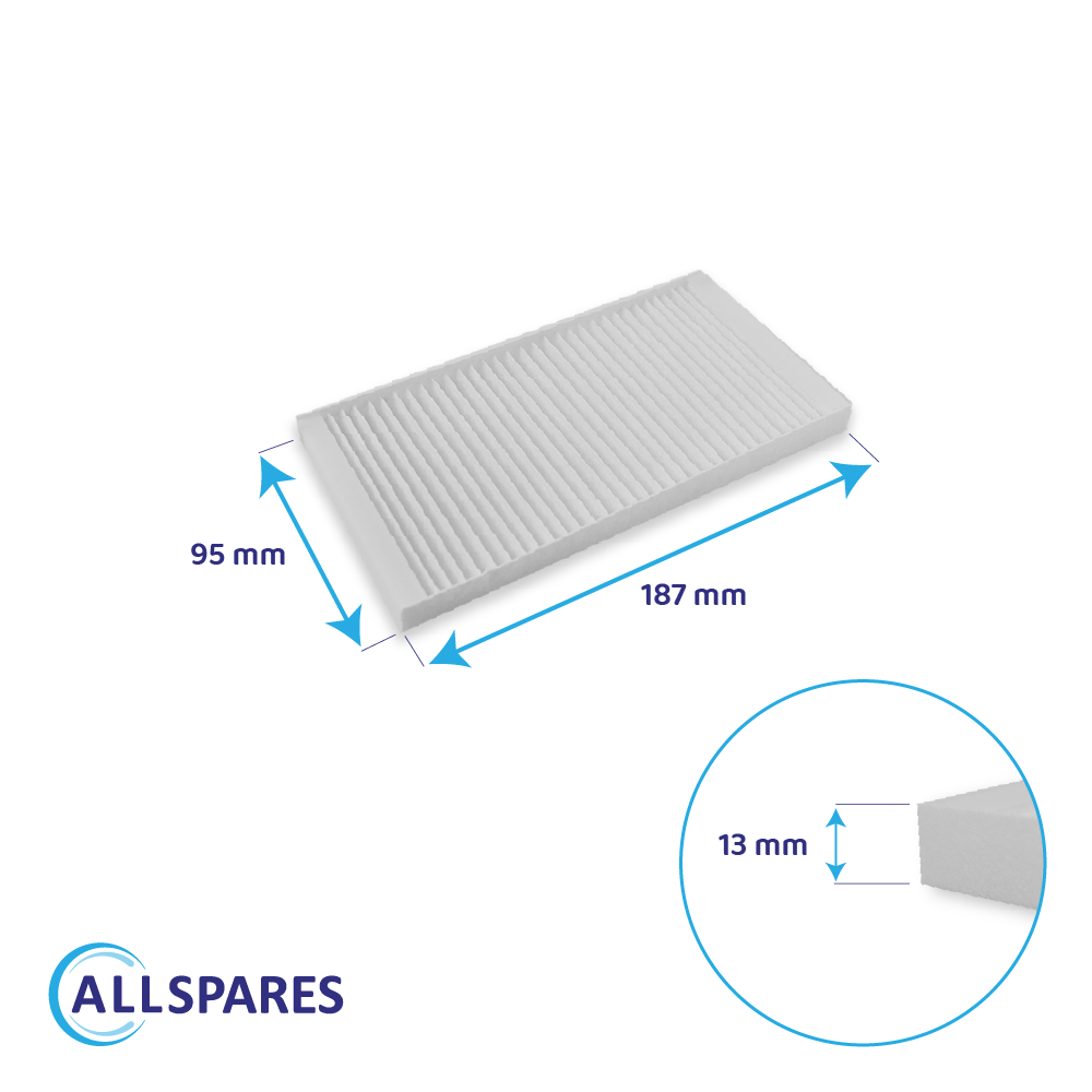 Filtro G4 compatible con Zehnder ComfoAir 70 (2 uds.)
