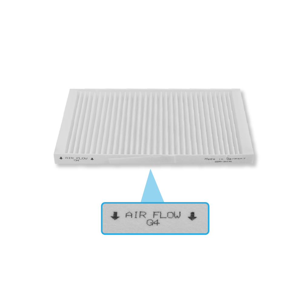 Filtro G4 compatible con Zehnder ComfoAir 70 (2 uds.)
