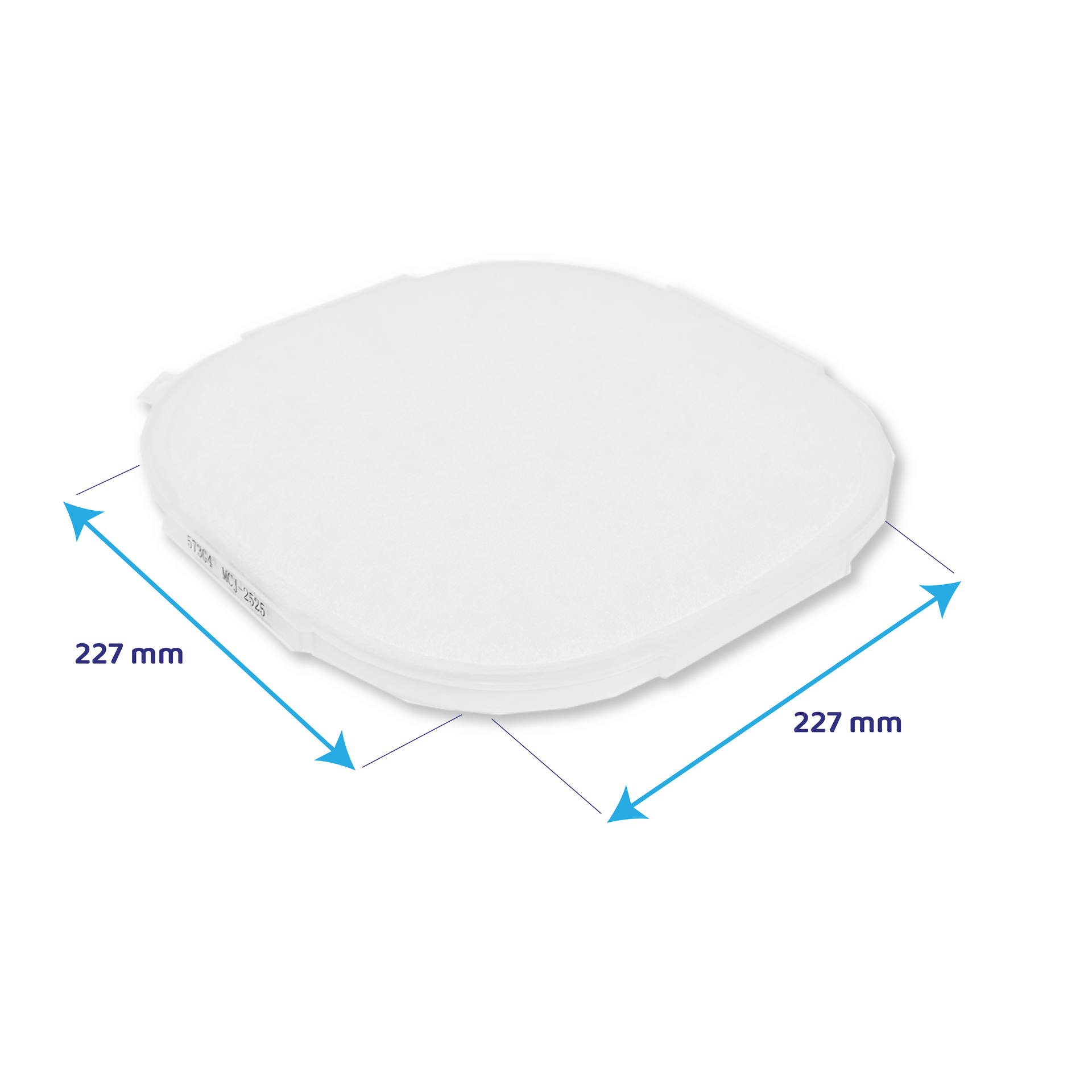 Filtro de ventilador compatible con Inventer Innenblende Flair 1004-0175 (x2)