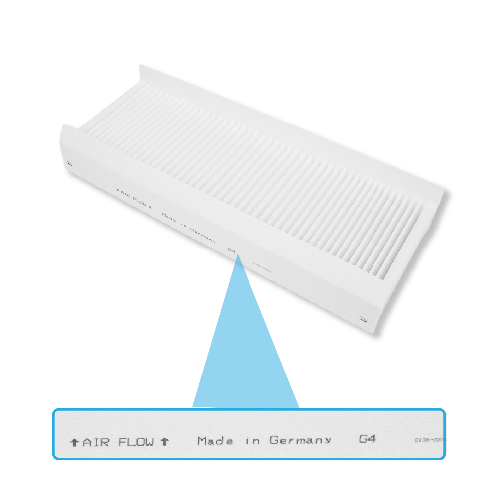Filtro G4 compatible con Pluggit Avent P310 (x2)