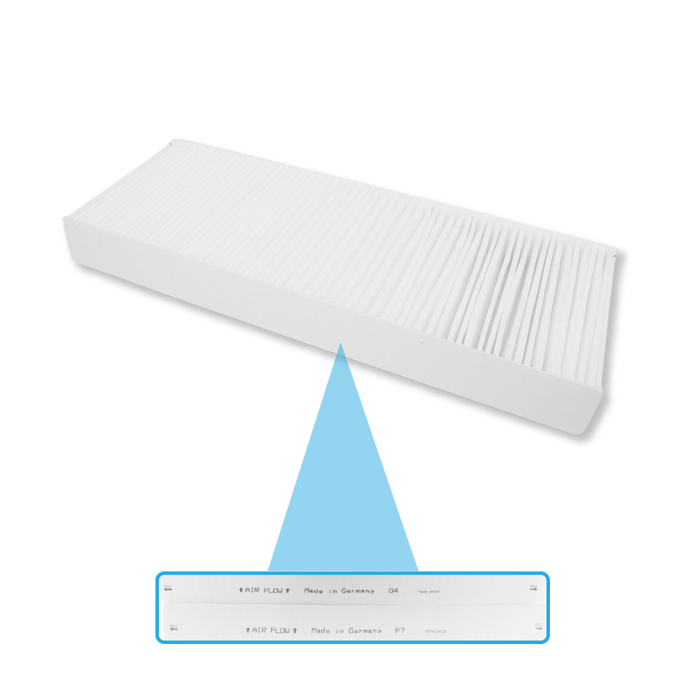 Filtro F7/G4 compatible con Pluggit Avent P310 (x2)