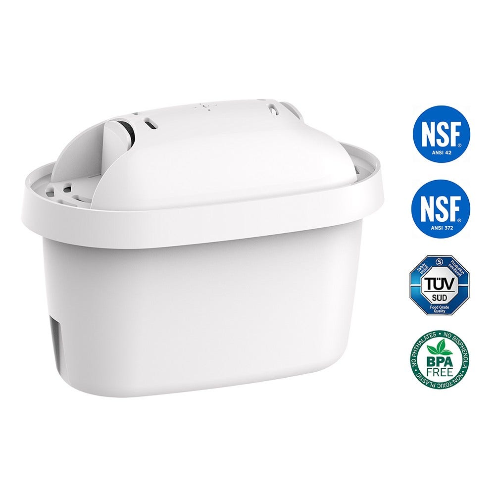 Filtro de agua compatible con BRITA MAXTRA+ (x12)