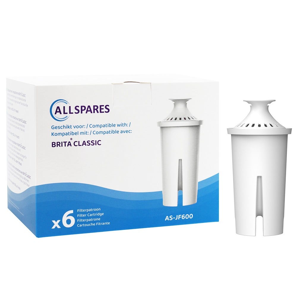 Filtro de agua compatible con BRITA CLASSIC (x6)
