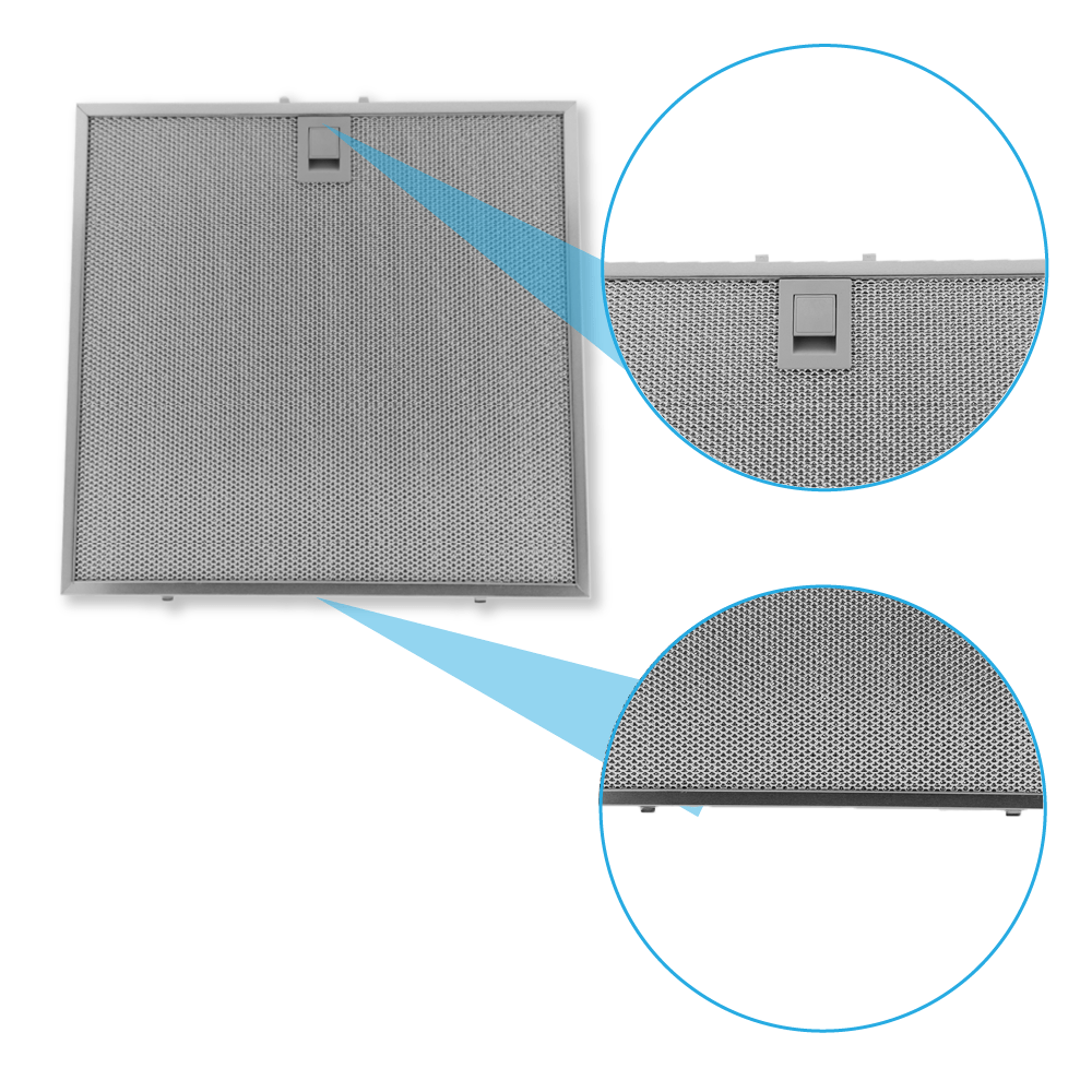Filtro metálico 320x330mm compatible con Neff 362381 / 00362381