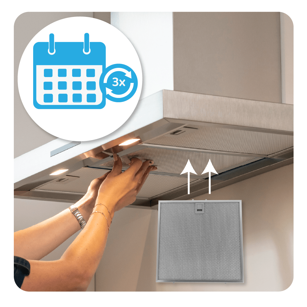 Filtro metálico 320x330mm compatible con Neff 362381 / 00362381