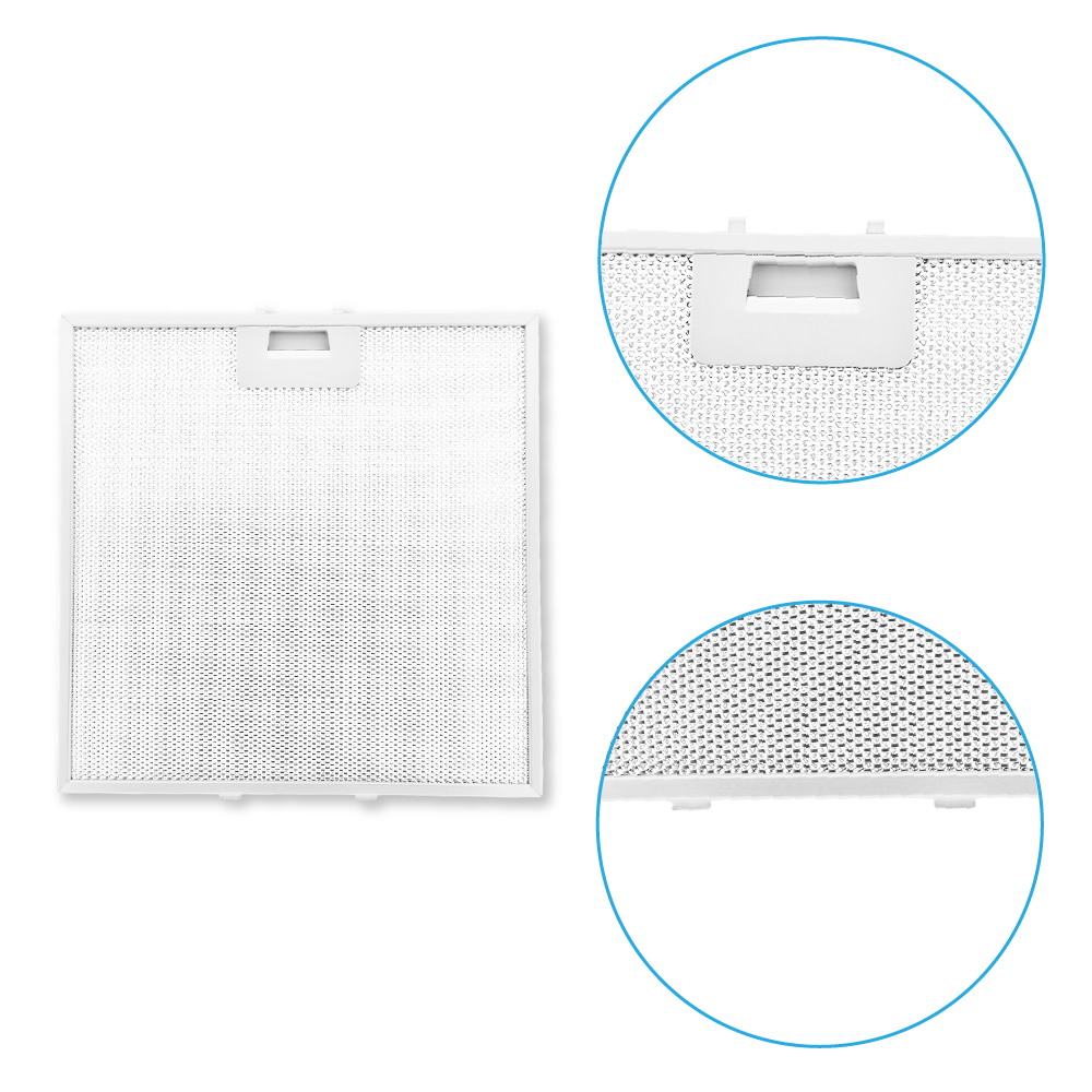 Filtro metálico 320x320mm compatible con Indesit 481248058144
