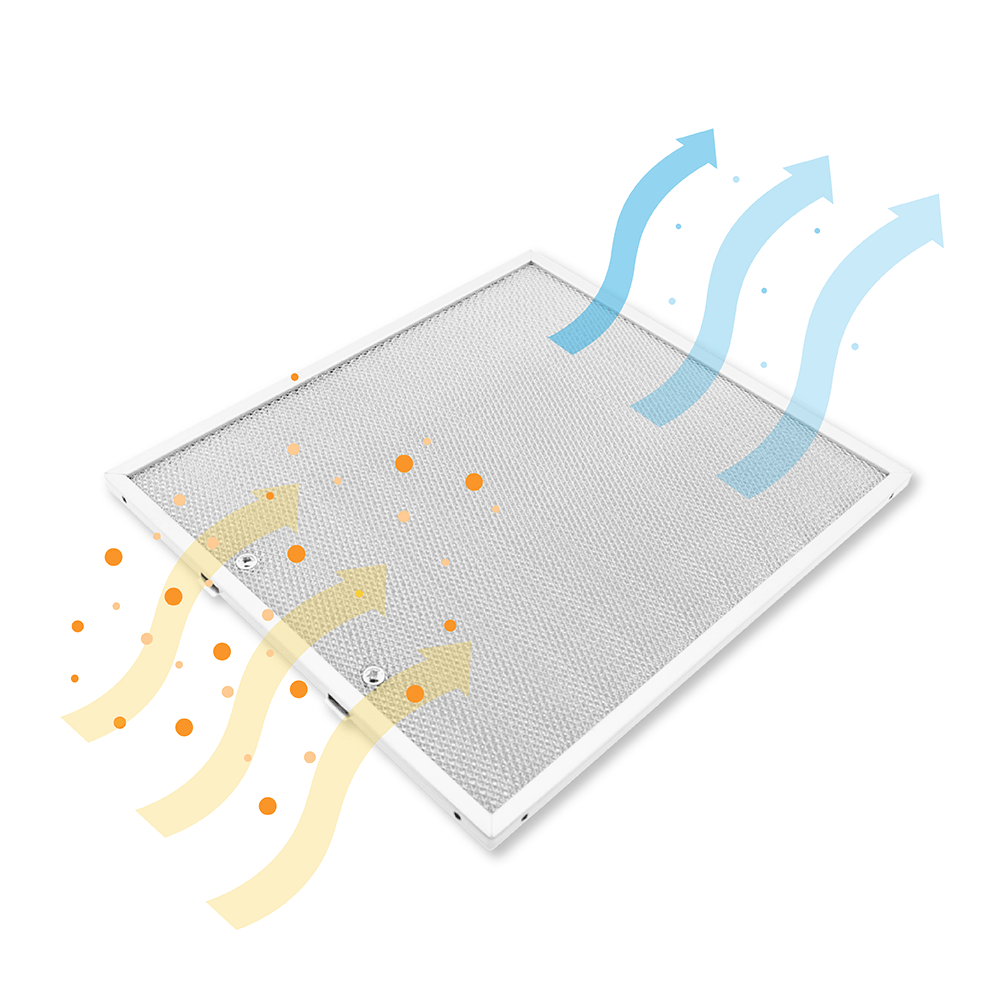 Filtro metálico 300x266x9mm compatible con Neff 210340 / 00210340