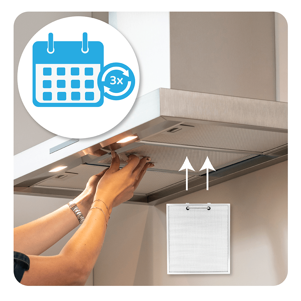 Filtro metálico 300x266x9mm compatible con Whirlpool 481948048172
