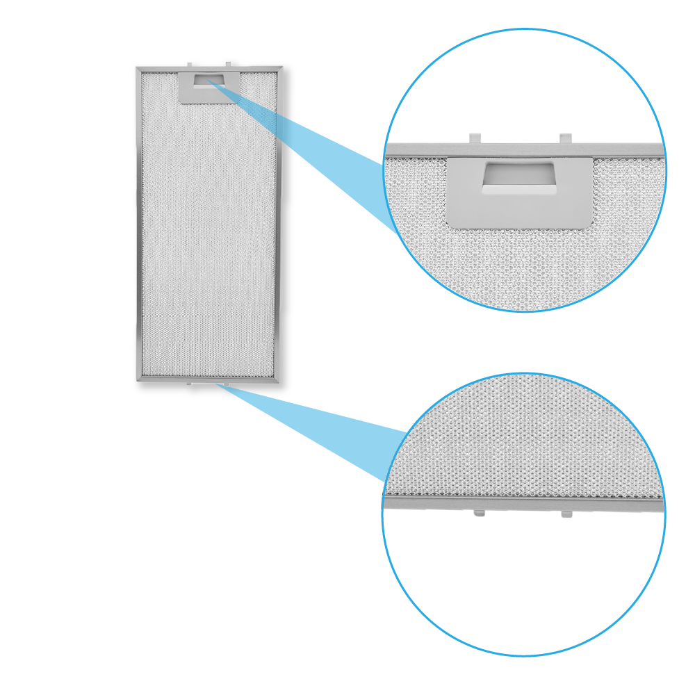 Filtro metálico AllSpares 430x200x10mm 50268357006
