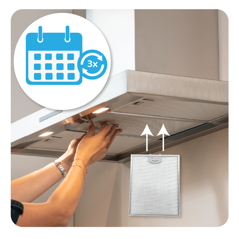 Filtro metálico 317x257mm compatible con Samsung DG81-00415A