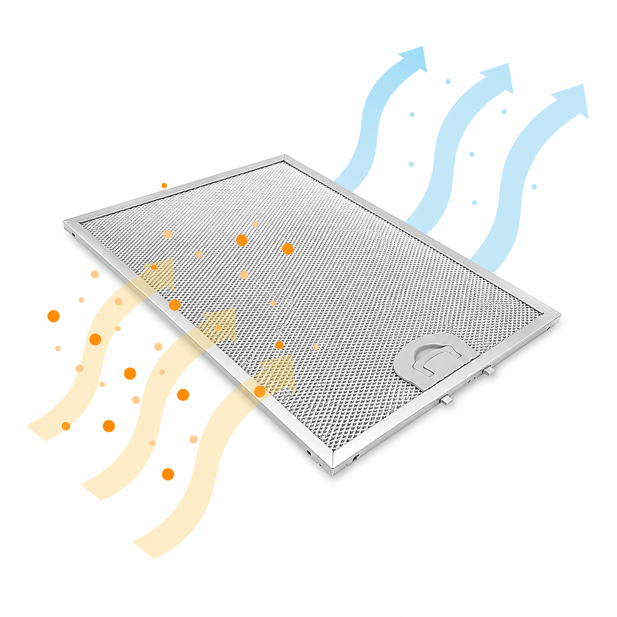Filtro metálico 352x284mm compatible con Firstline FCH90