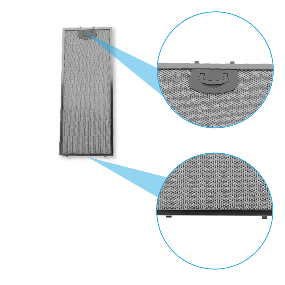 Filtro metálico 482x192mm compatible con Balay 11022474