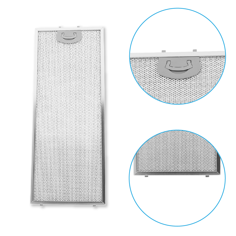 Filtro metálico 482x192mm compatible con Siemens 11022474