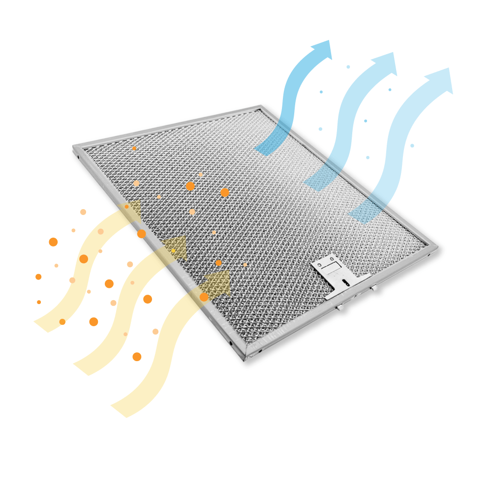 Filtro metálico 326x290mm compatible con Falmec 101080241