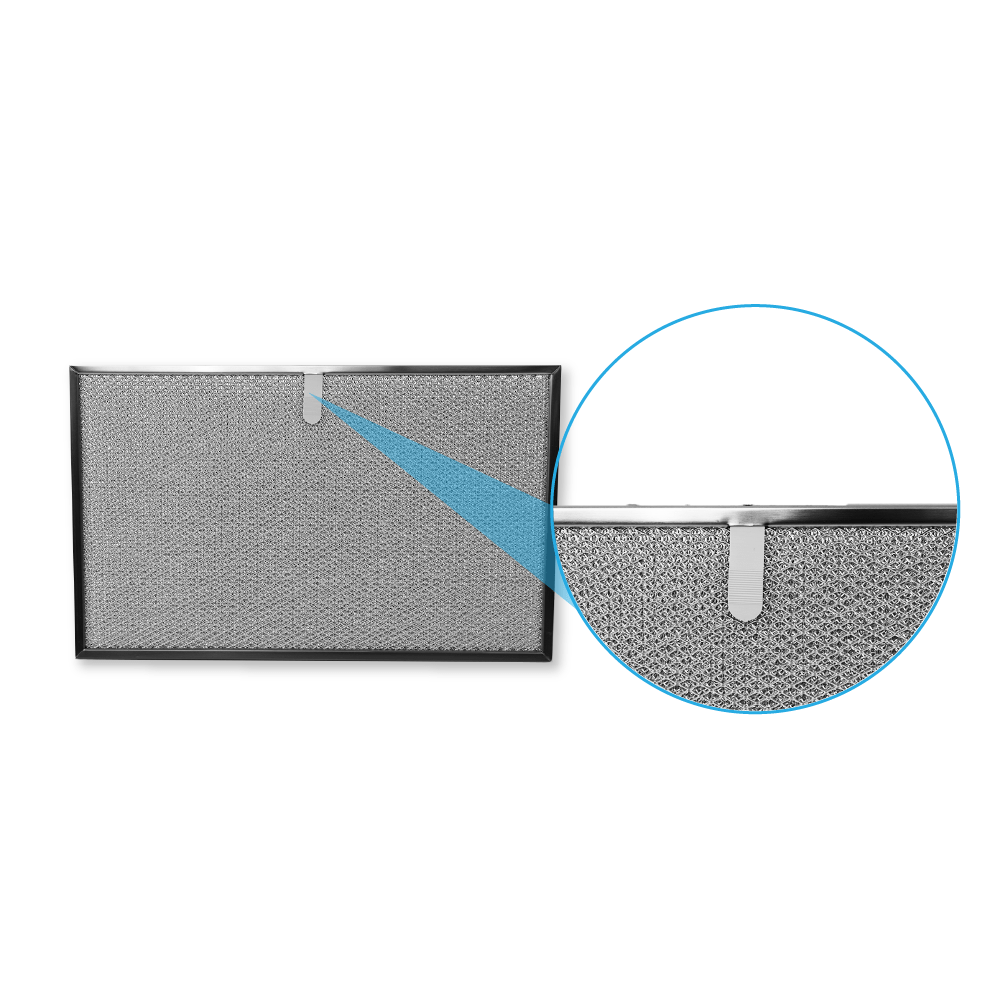 Filtro metálico 401x247mm compatible con Novy 563-8040