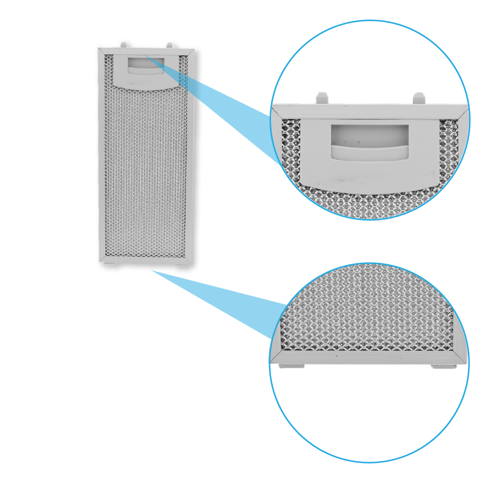 Filtro metálico 250x110mm compatible con Neff 11022470