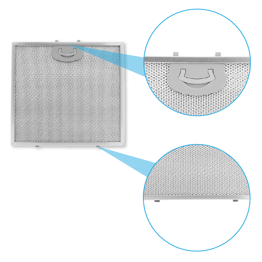 Filtro metálico 261x240mm compatible con Airone ACFMAA9X26X24MC000