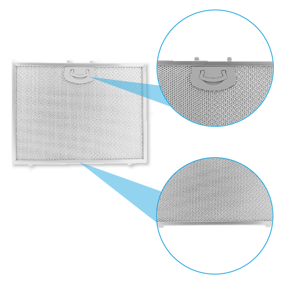 Filtro metálico 300x225mm compatible con Airone ACFMAA9X30X22MC000