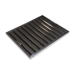 Filtro de lamas Negro 400x500x25mm compatible con Campana de extracción para Hostelería