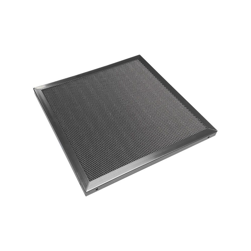Filtro de malla de acero inoxidable 400x400x20mm compatible con campana extractora de cocina