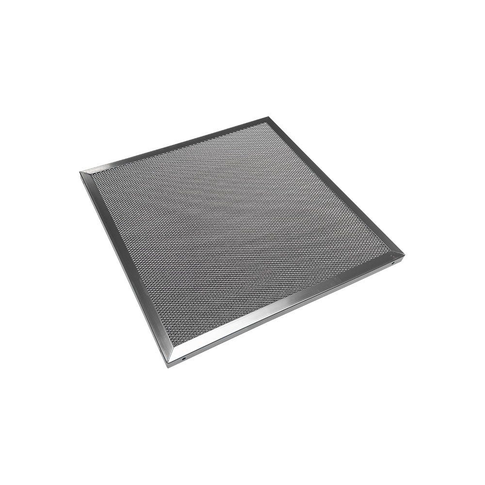 Filtro de malla de acero inoxidable 500x500x20mm compatible con campana extractora de cocina