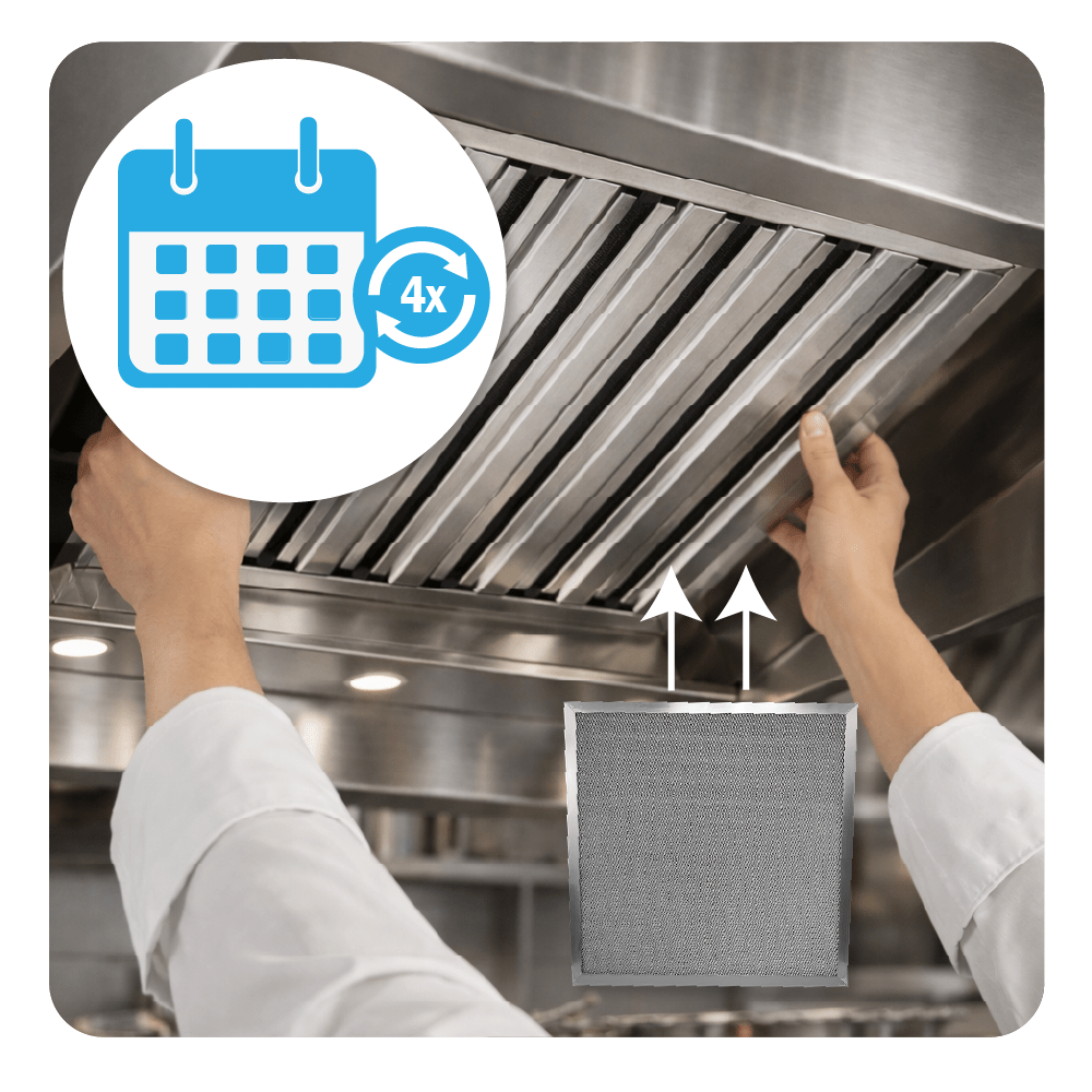 Filtro de malla 500x500x20mm INOX