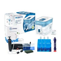 Kit de emergencia con filtro de agua grande - Kit de preparación con filtros de agua para emergencias