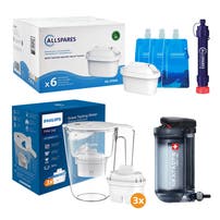 Kit de supervivencia con filtros de agua para emergencias Philips / Katadyn / Allspares (grande)