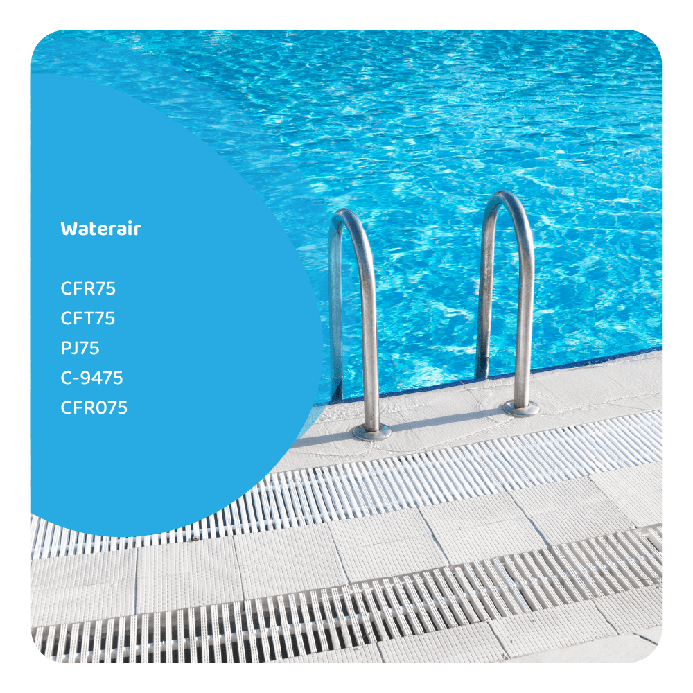 Filtro de cartucho para piscina compatible con Waterair CFR75 / CFT75 / PJ75 / C-9475
